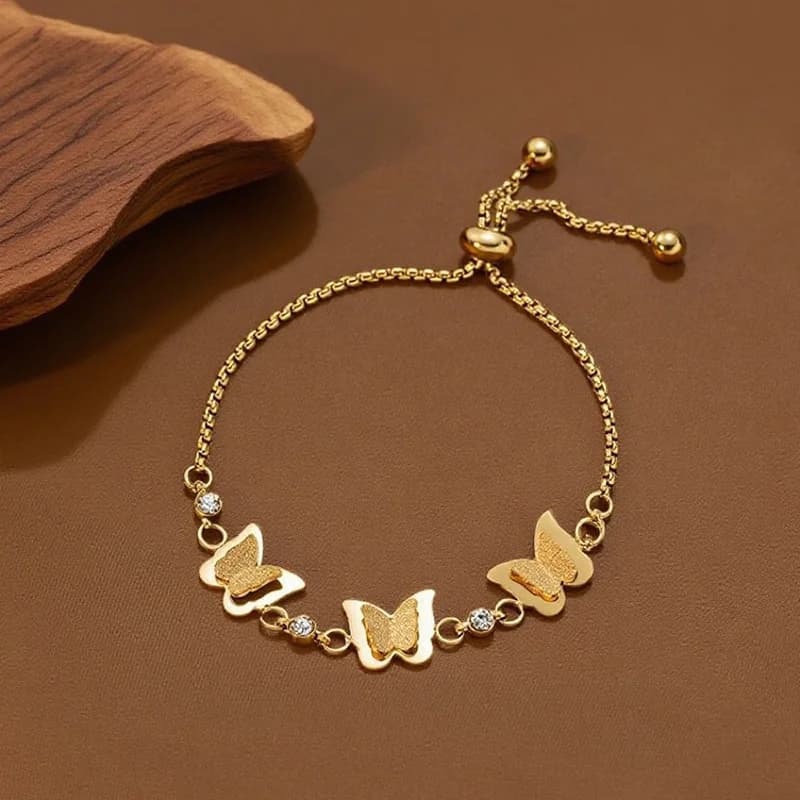 Brazalete de Cadena con Circonita Cúbica, Oro