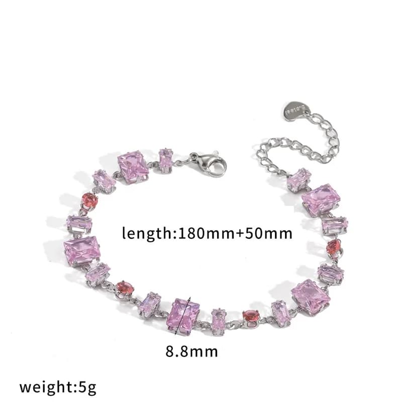 Pulsera de cadena con cuentas metálicas texturizadas