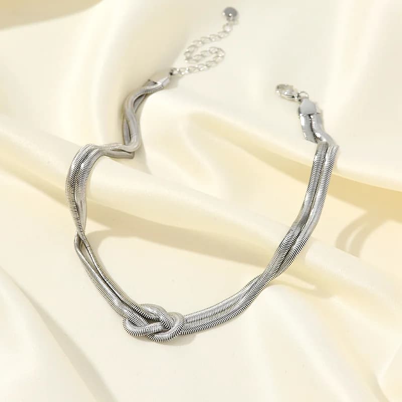 Collar de Acero Inoxidable 316L Color Plata