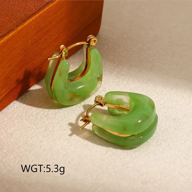 Pendientes Colgantes Vintage Sol Estrella Ámbar