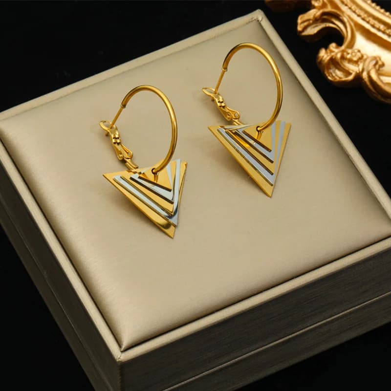 Pendientes Colgantes Fénix Leopardo Cruz Perla