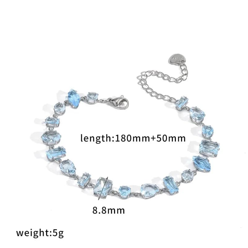 Pulsera de cadena con cuentas metálicas texturizadas